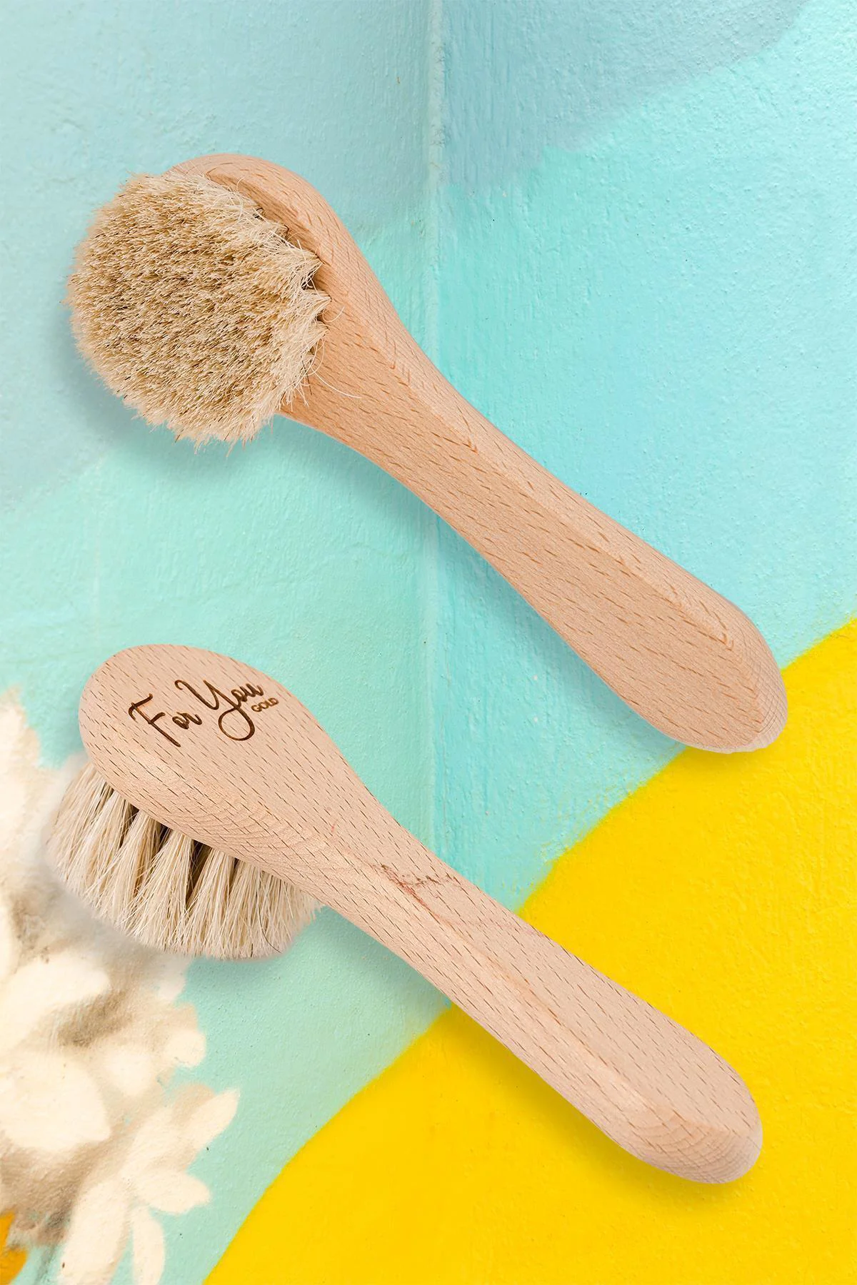 Yaşlanma Ve Kırışıklık Karşıtı %100 Doğal At Kılı Yüz Fırçası - G