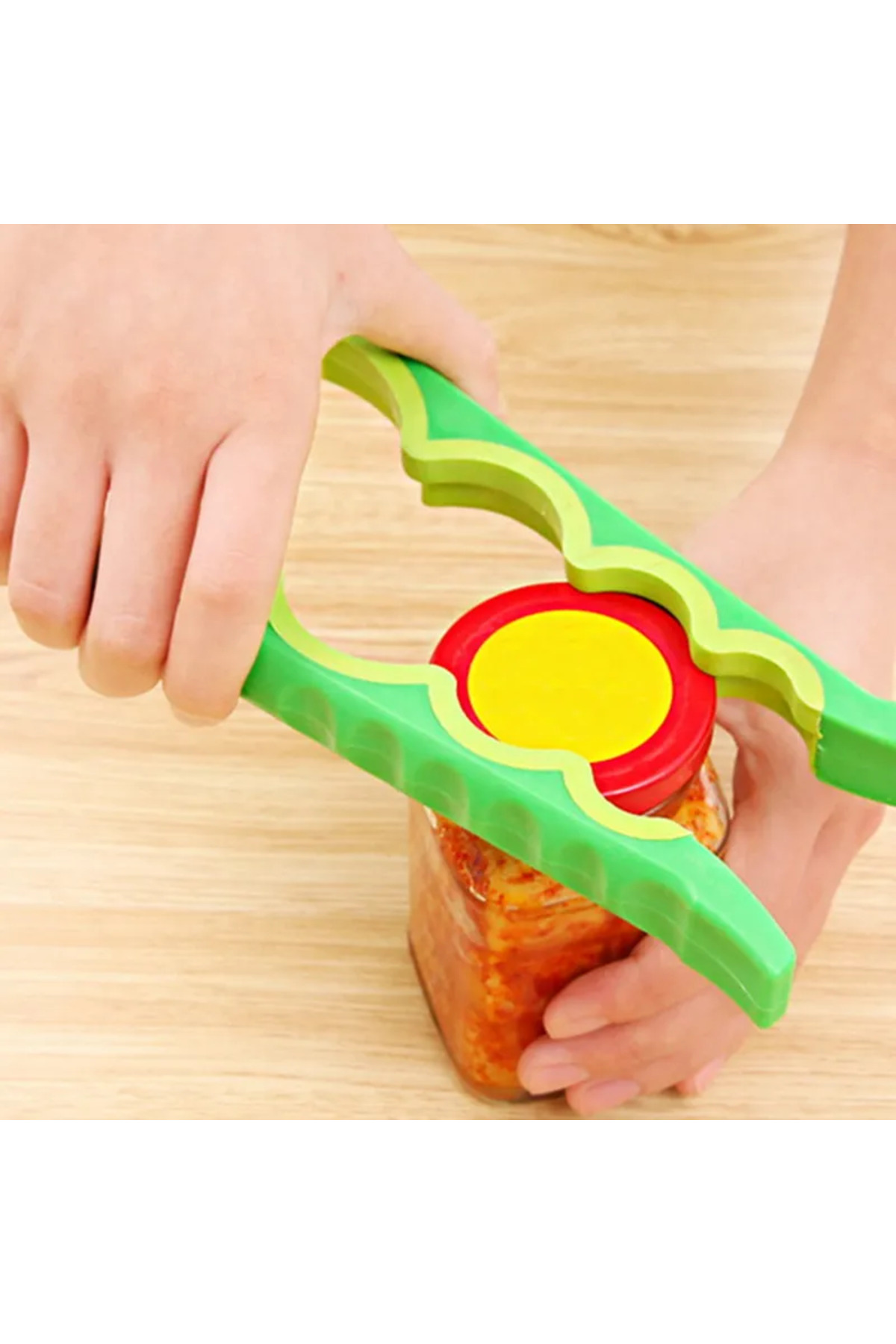 Yaşlı ve Çocuklar için Kavanoz ve Şişe Kapağı Açma Aparatı