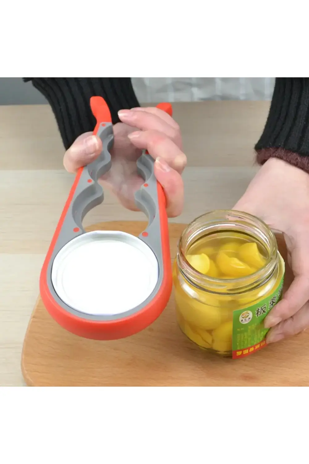 Yaşlı ve Çocuklar için Kavanoz ve Şişe Kapağı Açma Aparatı