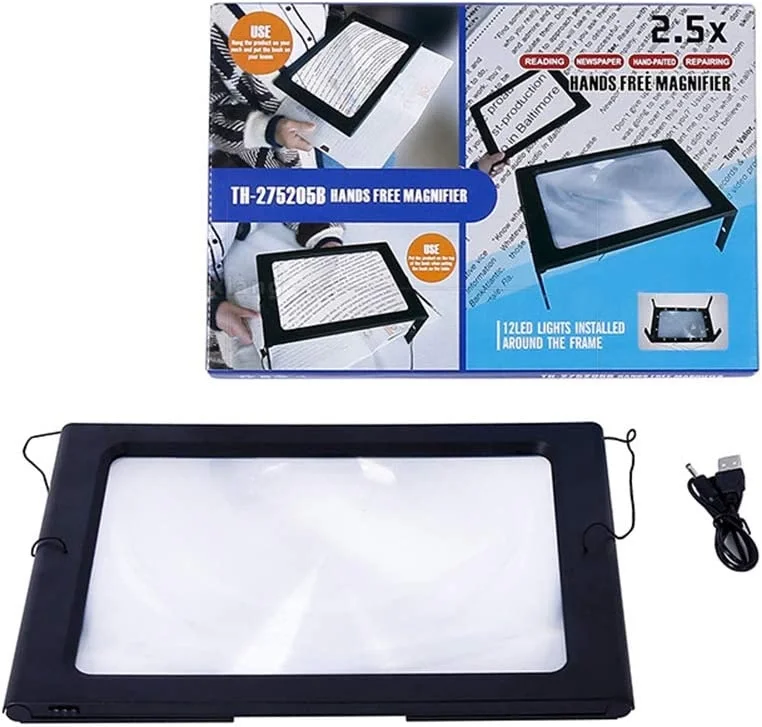 Yaşlılar İçin A4 Boyutu Masa Tipi Işıklı Okuma Büyüteç Th275205b Fiyatı, Yorumları ve Özellikleri