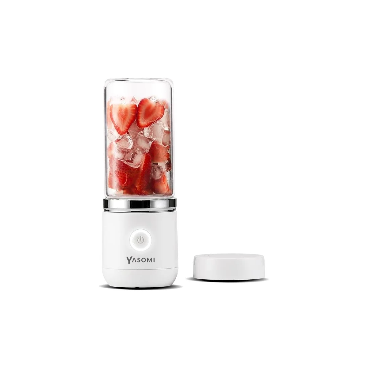Yasomi Taşınabilir Kablosuz Şarjlı Cam Kişisel Blender Beyaz (Yasomi Türkiye Garantili) Yasomi Taşınabilir Kablosuz Şarjlı Cam Kişisel Blender Beyaz (Yasomi Türkiye Garantili)