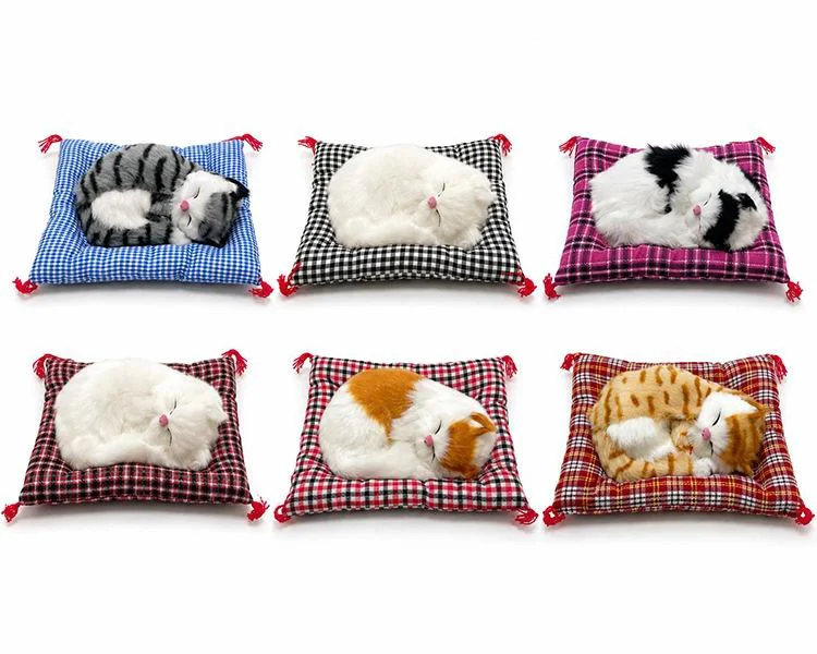 Yastıkta Uyuyan Kedi Sesli - Sesli Yastık, Stres Atıcı ve Uyku Yardımcısı Fiyatı, Yorumları ve Özellikleri