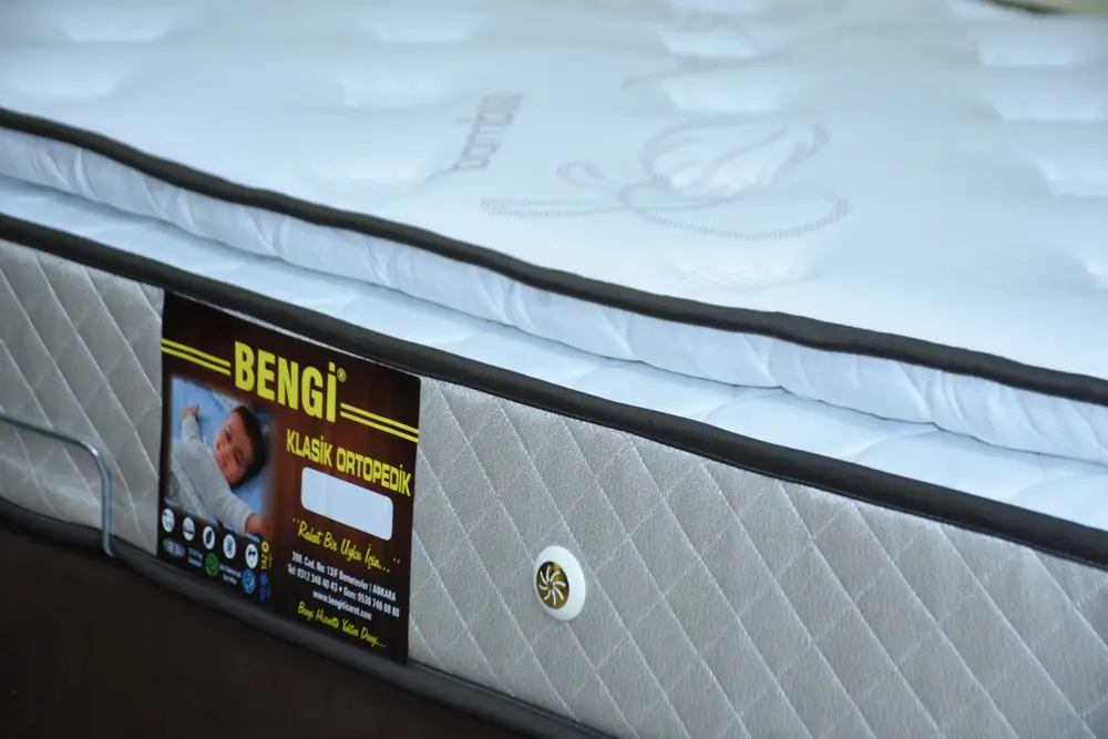 Yatak 13533 Pedli Full Ortopedik Lüx Pamuklu Çift Taraf Jakarlı M