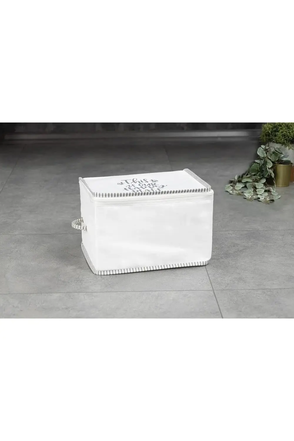 Yatak Altı Hurcu Fermuarlı Düzenleyici Ipli Kazak Hurcu 30 X 22 X