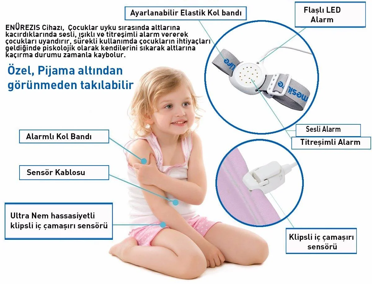 Yatak Islatma Alarmı Enürezis - Gece Yatak Islatma Alarmı