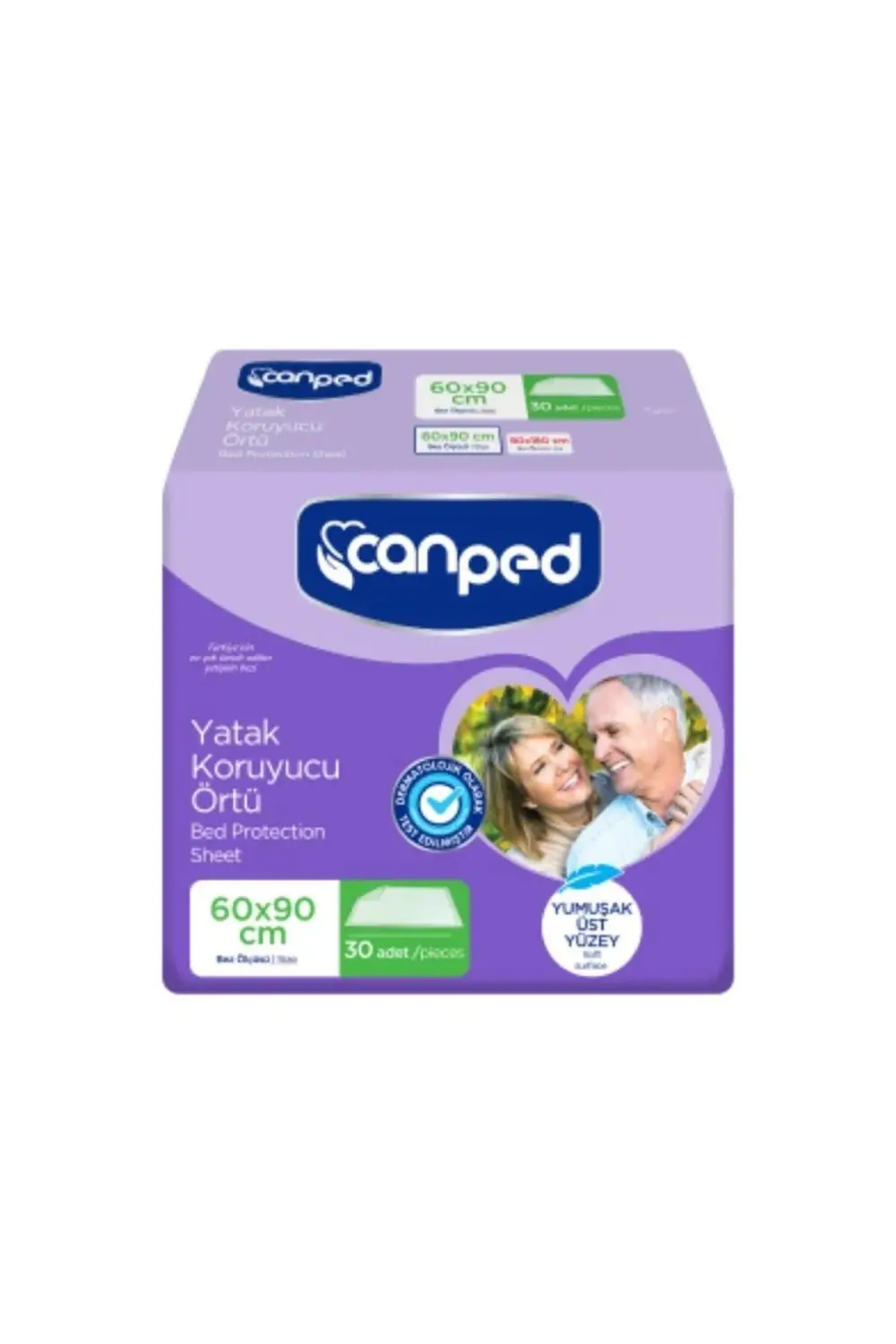 Yatak Koruyucu Örtü 60 X 90 Cm 30 Lu