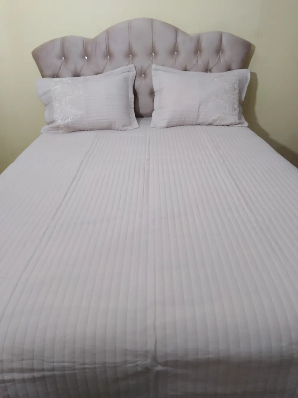 Yatak Örtüsü 13540 Zümrüt ÇİFT Kişilik güpürlü  Dantelli AÇIK EFL