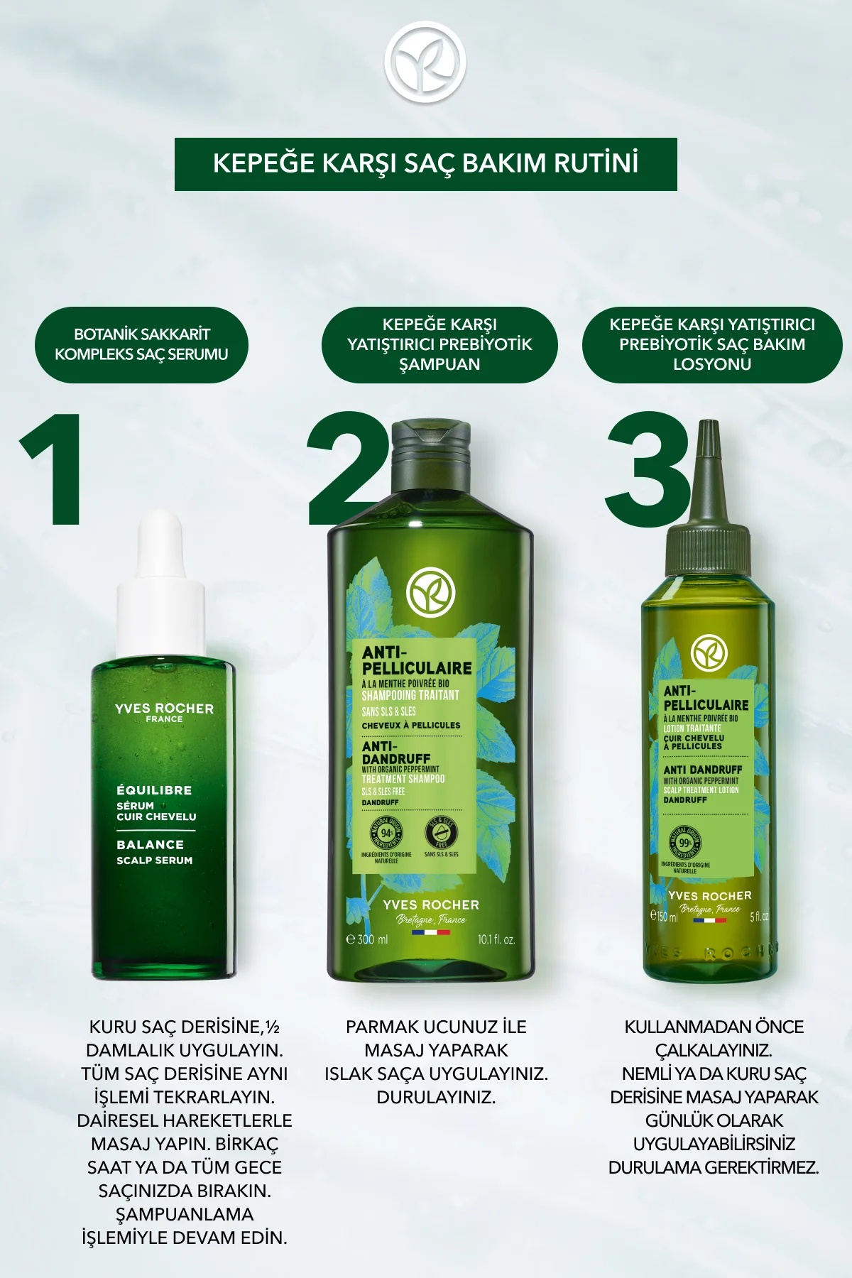 Yatıştırıcı Prebiyotik Saç Losyonu - Kepeğe Karşı / Anti Pellicul