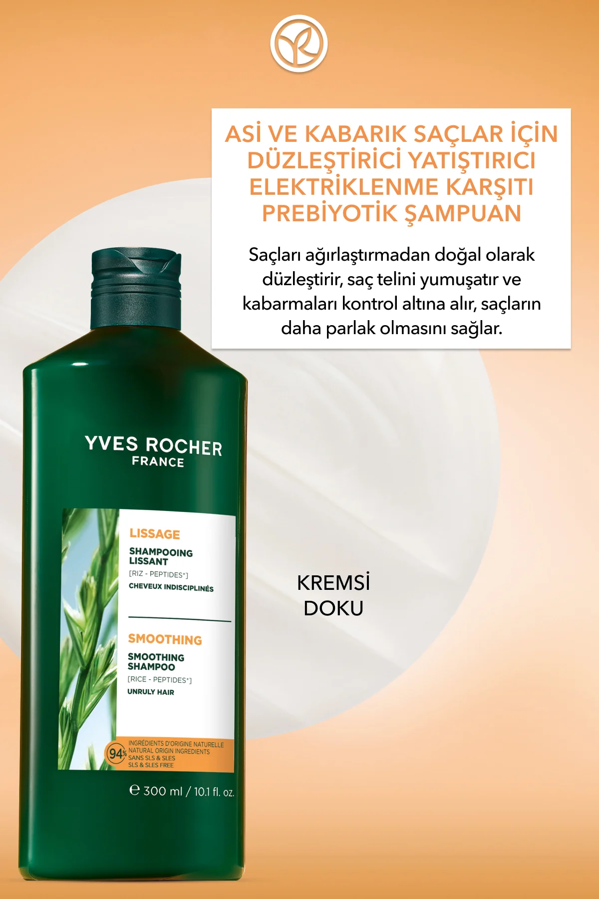 Yatıştırıcı Prebiyotik Şampuan-Asi ve Kabarık Saçlar / Lissage-SL