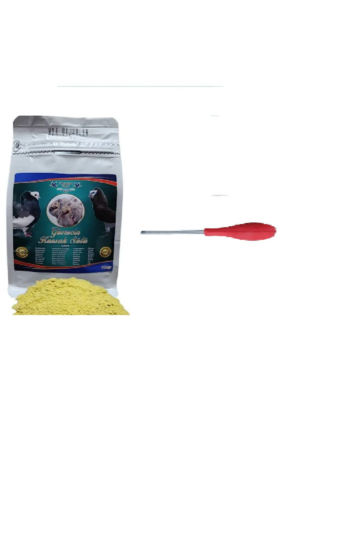 Beautiful Yavru Güvercin Elle Besleme Maması 600 Gr Ve Besleme Pompası Kısa