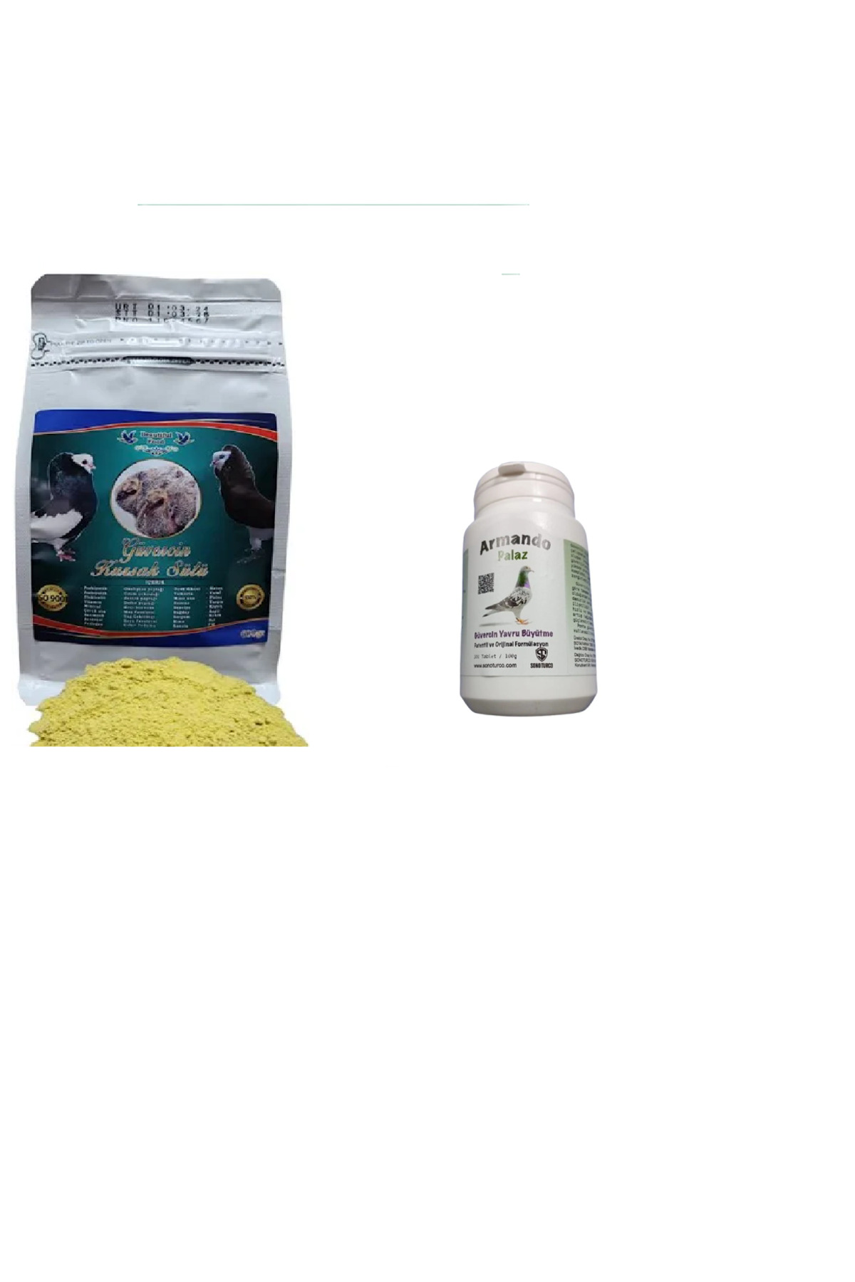 Yavru Güvercin Elle Besleme Maması 600 gr + Yavru Hapı Ve Perform