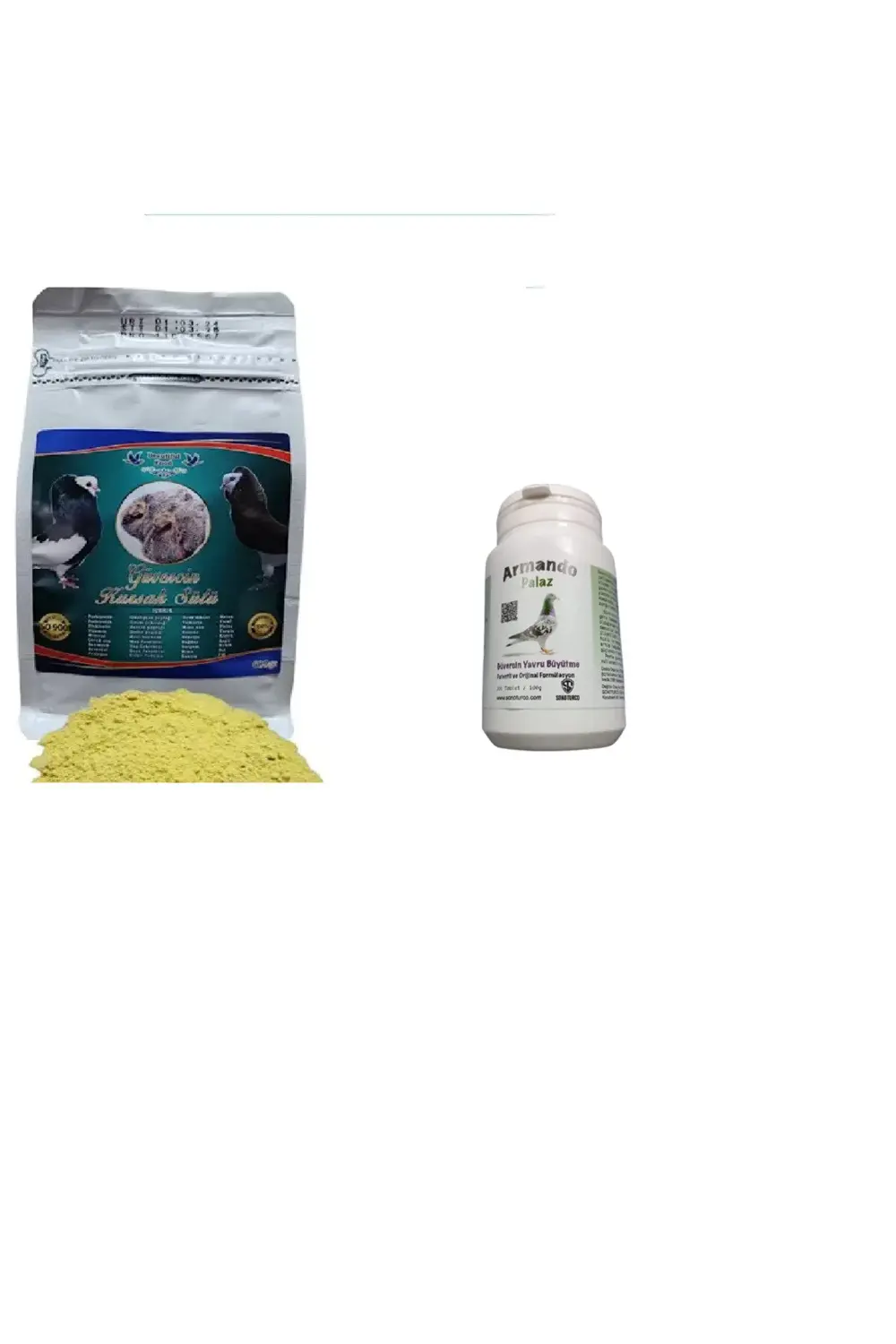 Yavru Güvercin Elle Besleme Maması 600 gr + Yavru Hapı Ve Perform