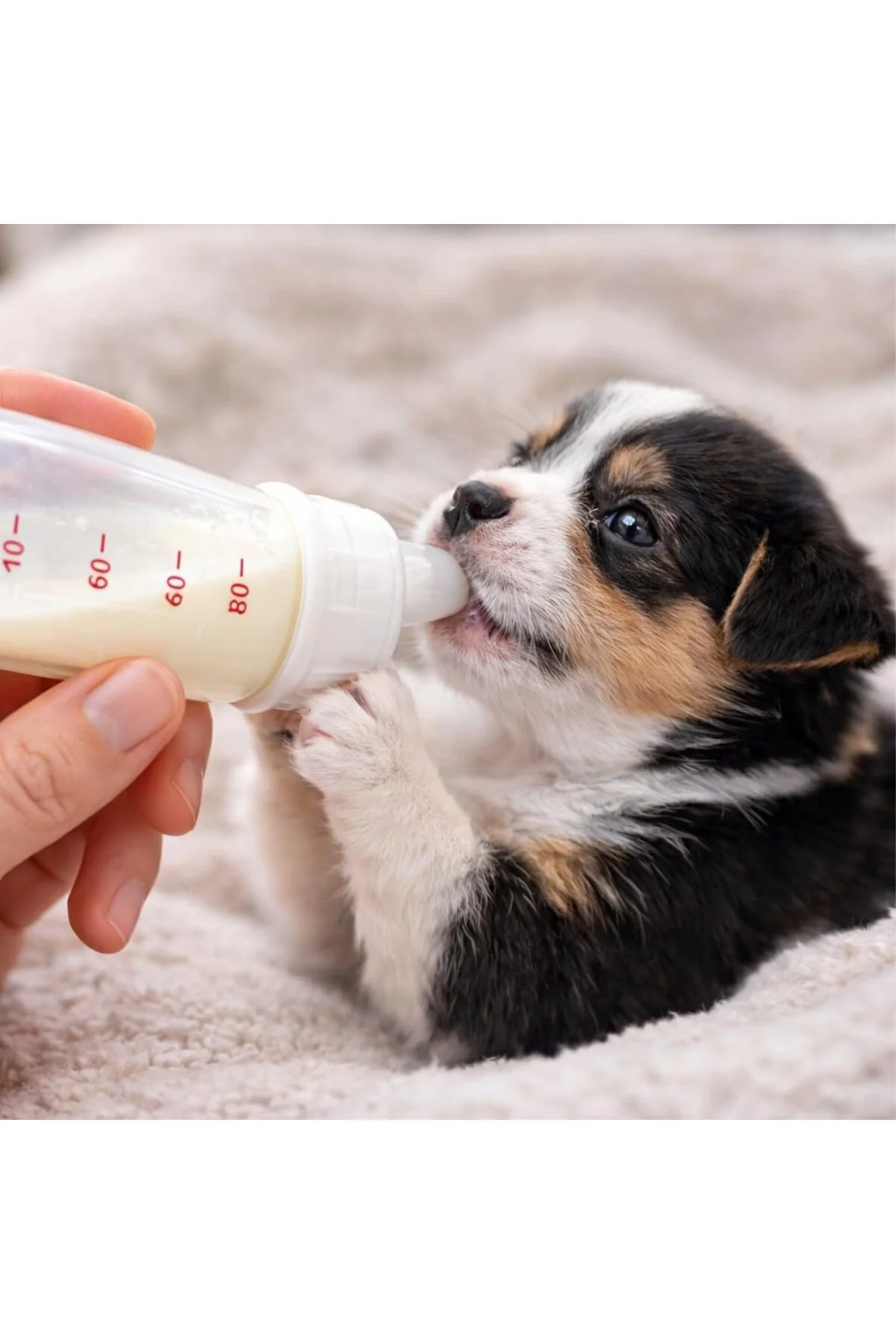 Yavru Kedi Köpek Biberonu 50 ml – Evcil Hayvan Süt ve Mama Beslem