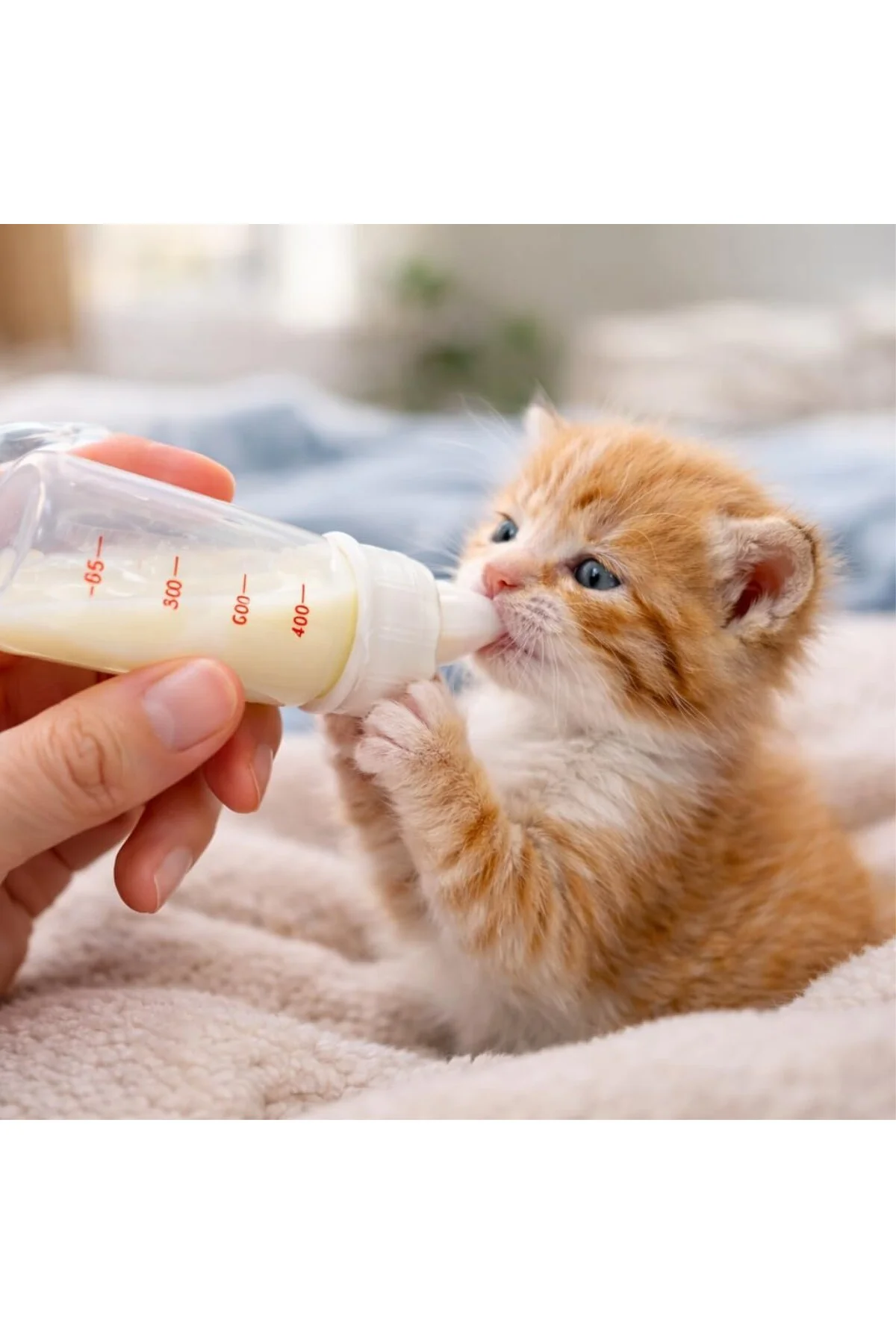 Yavru Kedi Köpek Biberonu 50 ml – Evcil Hayvan Süt ve Mama Beslem