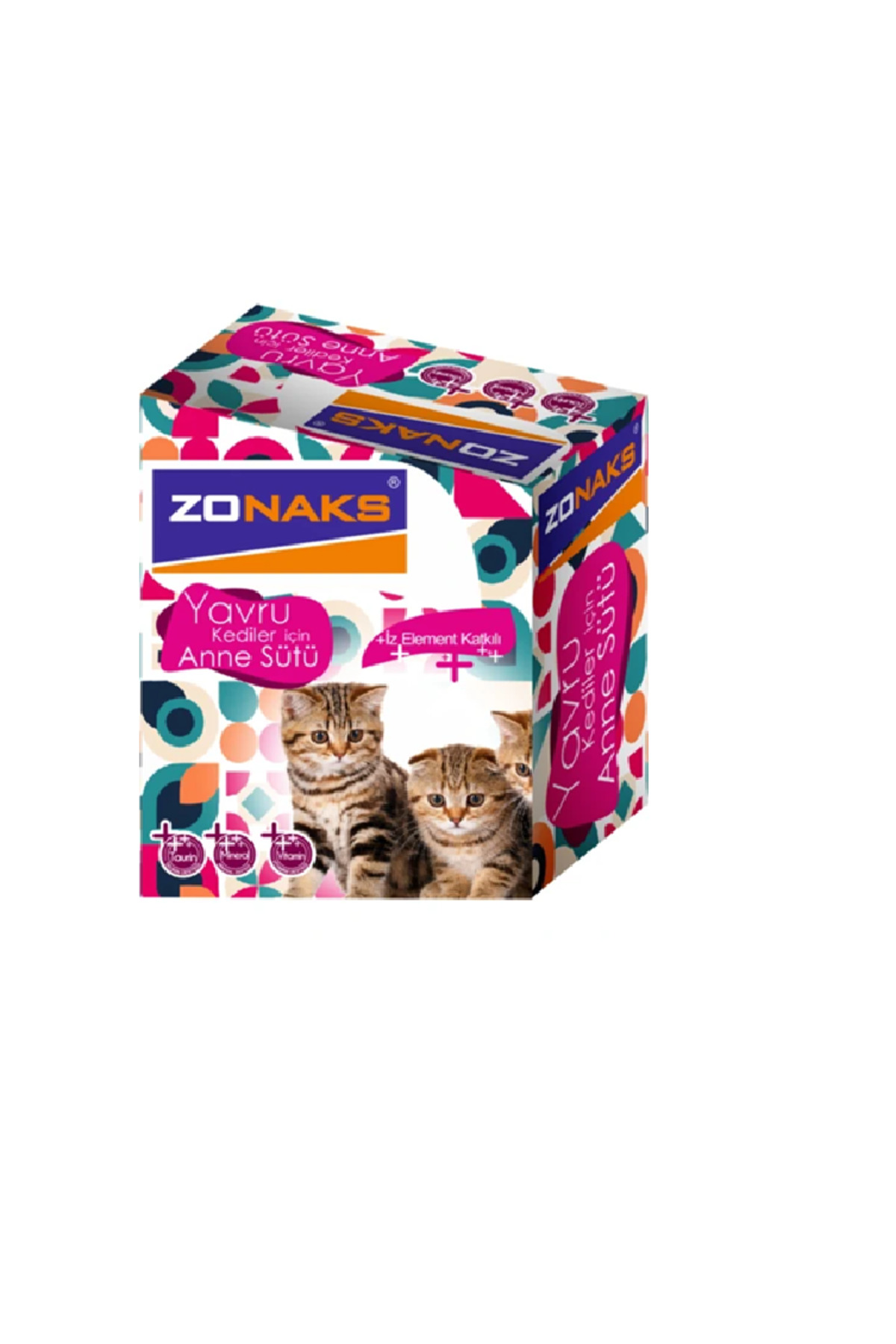 Zonax Yavru Kediler İçin Anne Süt Tozu 14X15g İz Element Katkılı