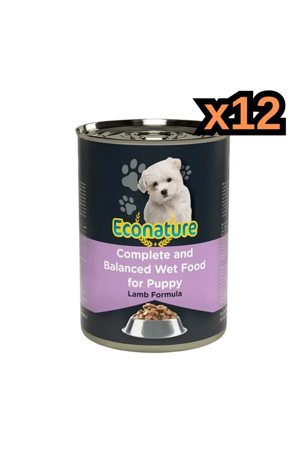 Econature Yavru Yaş Köpek Maması (Puppy) Kuzu Etli 400Gr Econature Yavru Yaş Köpek Maması (Puppy) Kuzu Etli 400Gr