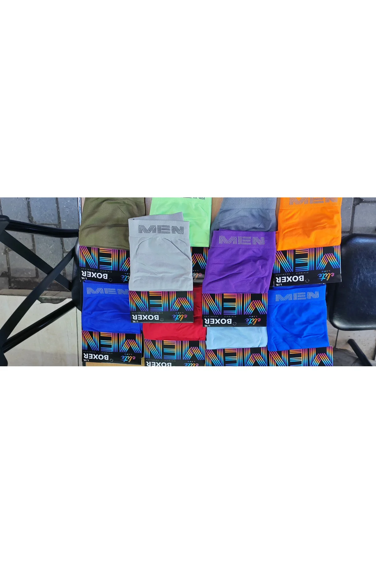 Yavuzshop Erkek Dikişsiz Boxer 10’lu asortı Paket | Uzun Ömürlü Konfor