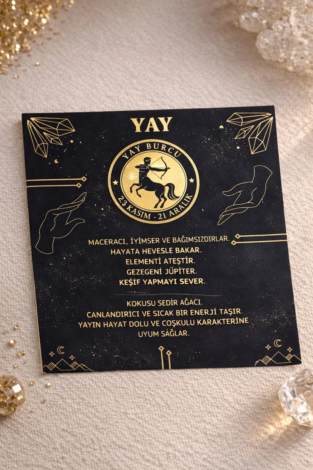 Yay Burç Kişiye Özel Mum Seti %100 Doğal (Soya Wax)