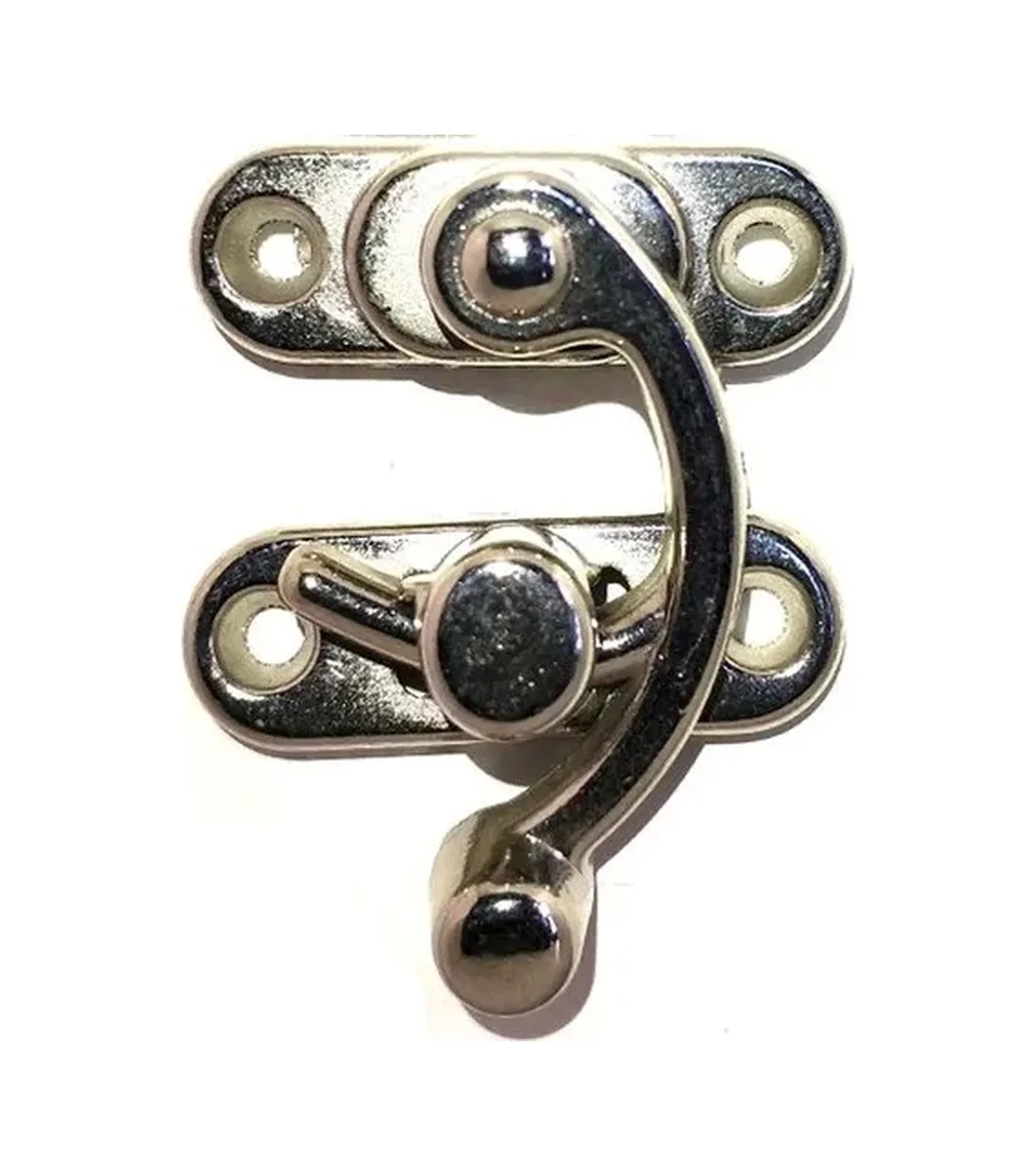 Yay Gözü, Ahşap Kutu Klipsi - Küçük 28x33 Mm, Nikel 1 Adet