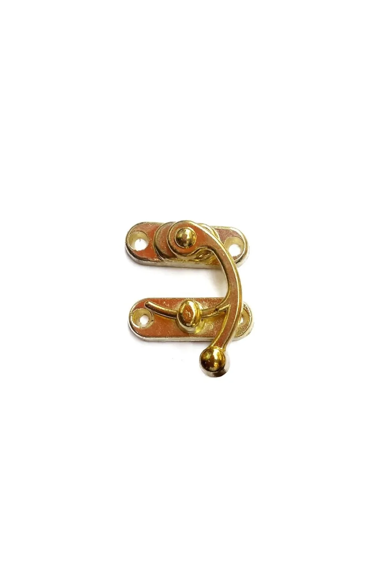 Yay Gözü, Ahşap Kutu Klipsi - Minik 20x24 Mm, Sarı, 100 Adet
