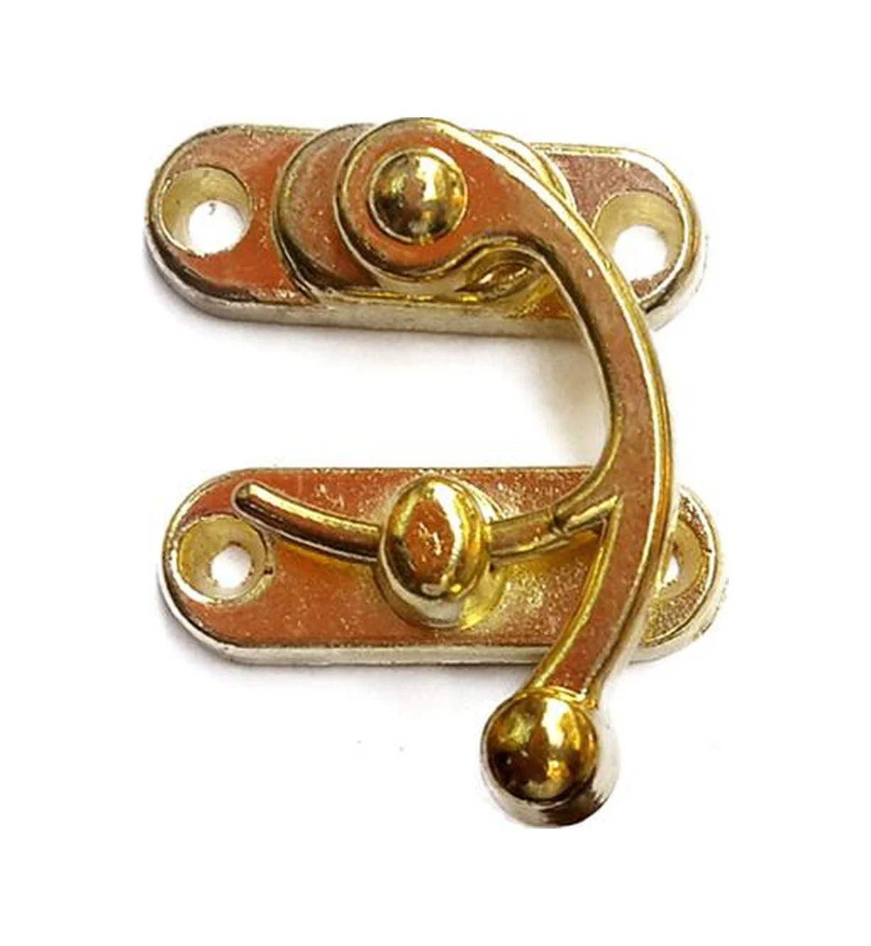 Yay Gözü, Ahşap Kutu Klipsi - Küçük 28x33 Mm, Sarı, 1 Adet