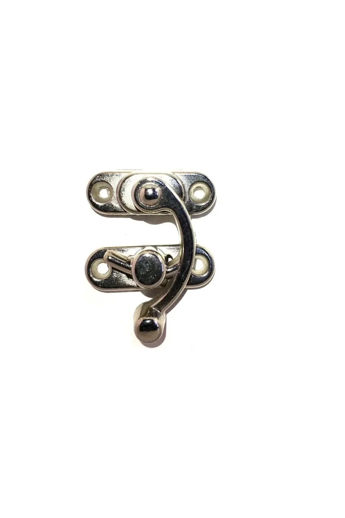 Yay Gözü, Ahşap Kutu Klipsi - Küçük 28x33 Mm, Nikel 1 Adet