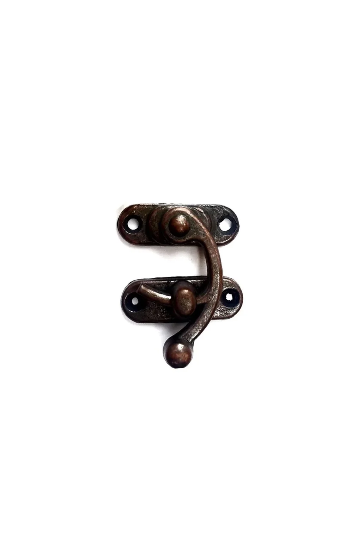 Yay Gözü, Ahşap Kutu Klipsi - Küçük 28x33 Mm, Antik, 100 Adet