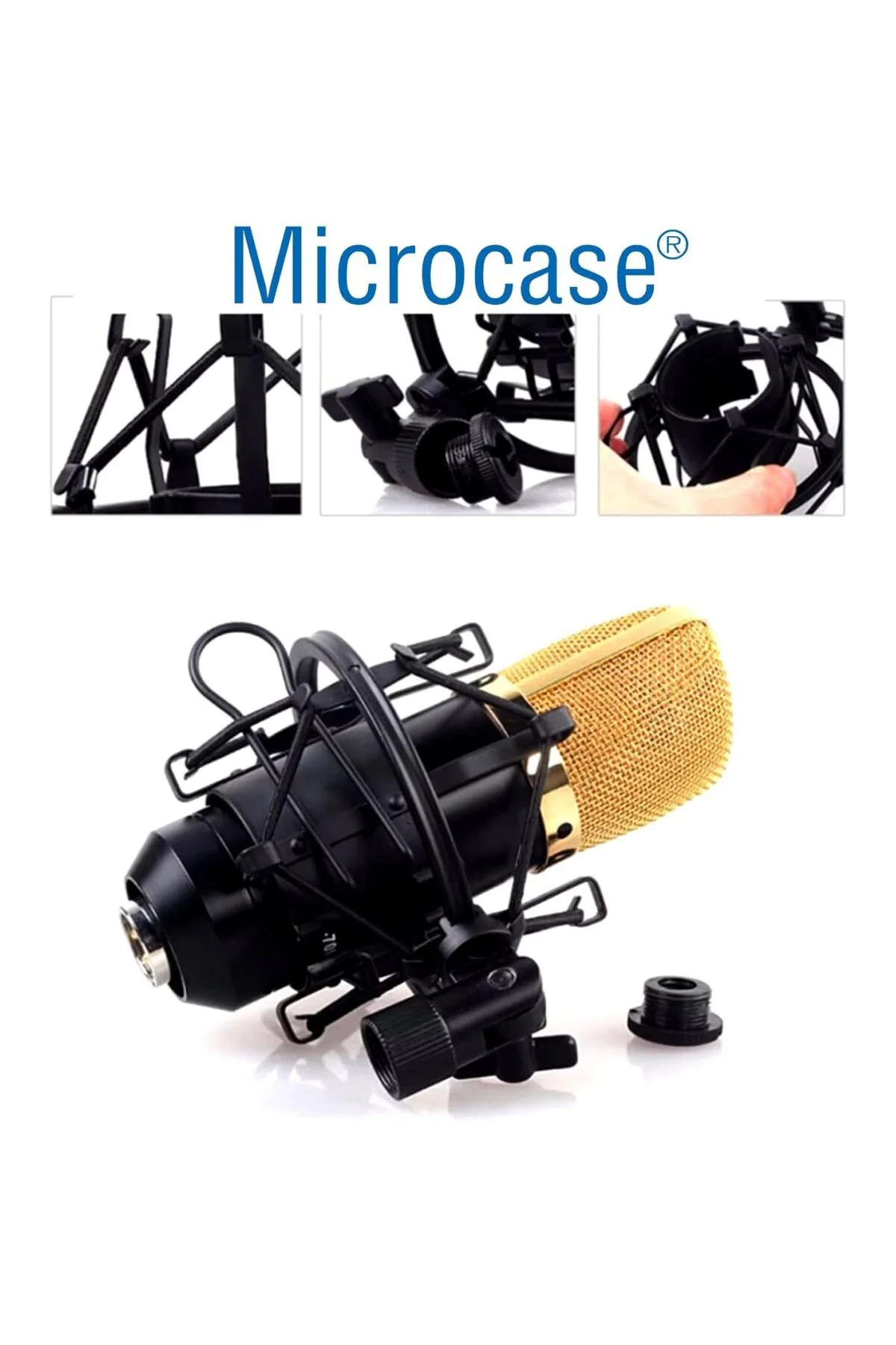 Yayın Stüdyo için Mikrofon Tutucu Plastik Shock Mount - AL4725
