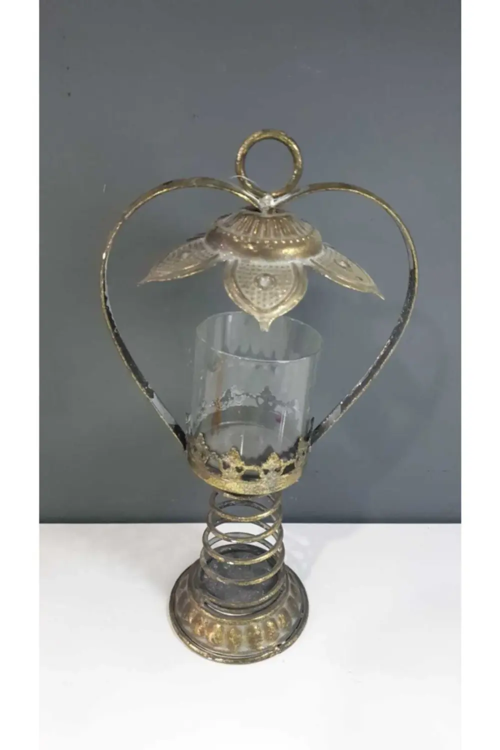 Yaylı Metal Antik Şamdan