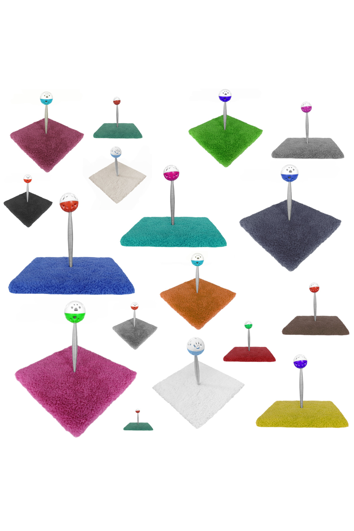 Colezium Yaylı Toplu Hacıyatmaz Kedi Aktivite Oyuncağı 16-20 Cm Renkli Colezium Yaylı Toplu Hacıyatmaz Kedi Aktivite Oyuncağı 16-20 Cm Renkli