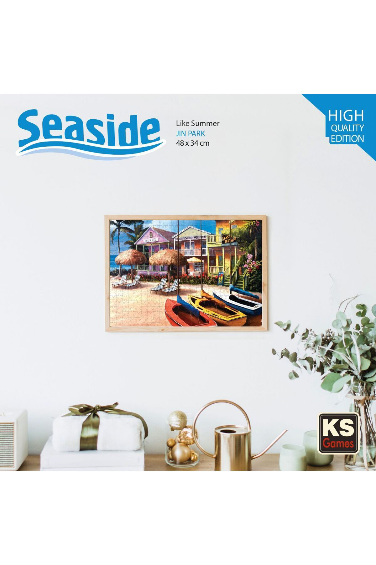 Ks Games Yaz Gibi 500 Parça Yapboz - Welcome To Beach (Like Summer) 500 Pc