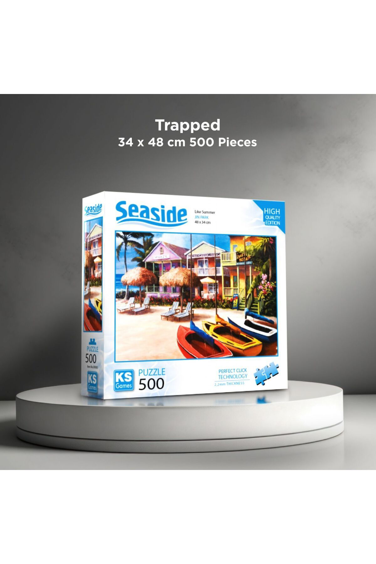 Ks Games Yaz Gibi 500 Parça Yapboz - Welcome To Beach (Like Summer) 500 Pc