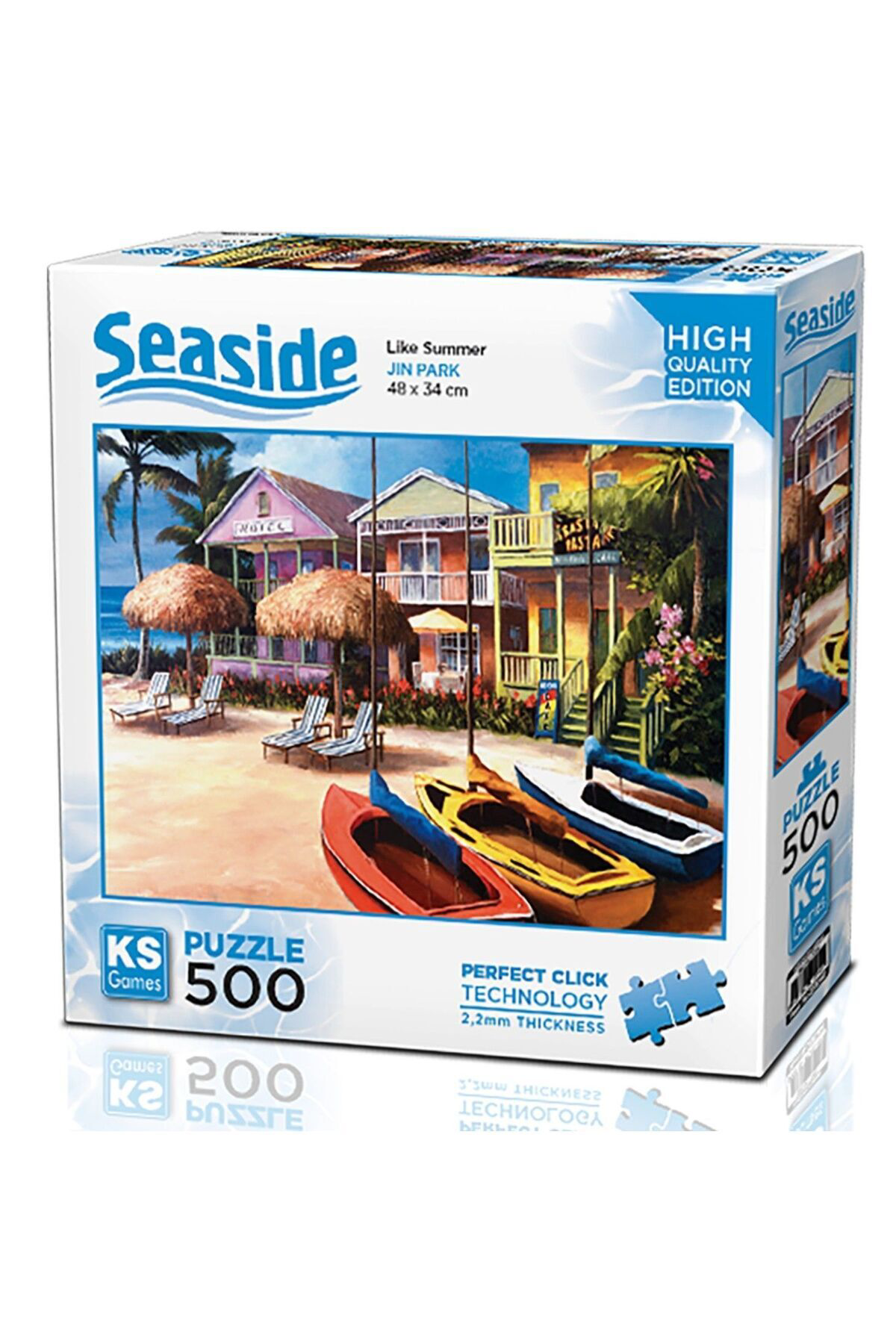 Ks Games Yaz Gibi 500 Parça Yapboz - Welcome To Beach (Like Summer) 500 Pc