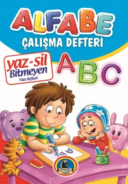 Yaz-Sil Alfabe Bitmeyen Yazı Defteri+Tahta Kalemi Fiyatı, Yorumları ve Özellikleri