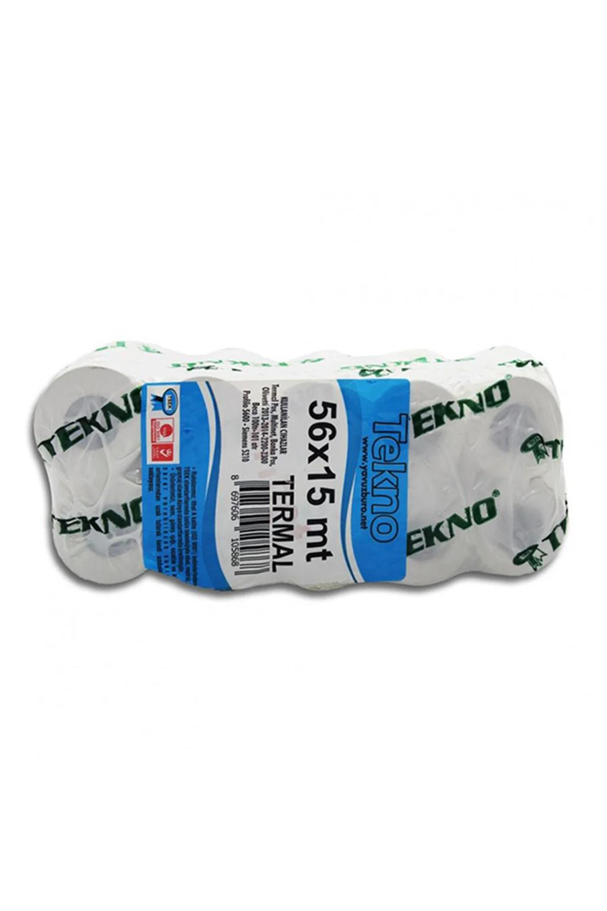 Yazar Kasa Rulosu Termal 56x15 Mt 10'lu Paket