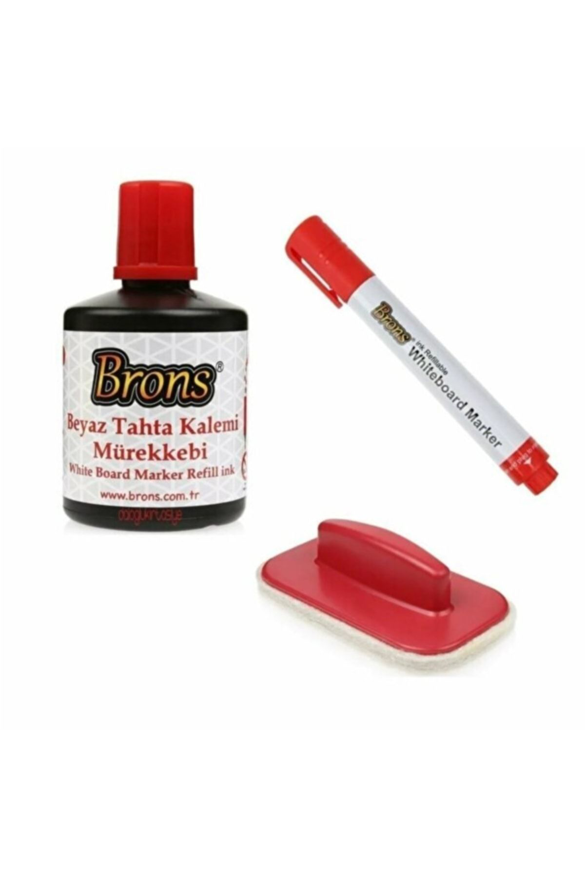 Brons Yazı Tahtası Kalem Seti Tahta Kalemi + Tahta Silgisi + Mürekkep T