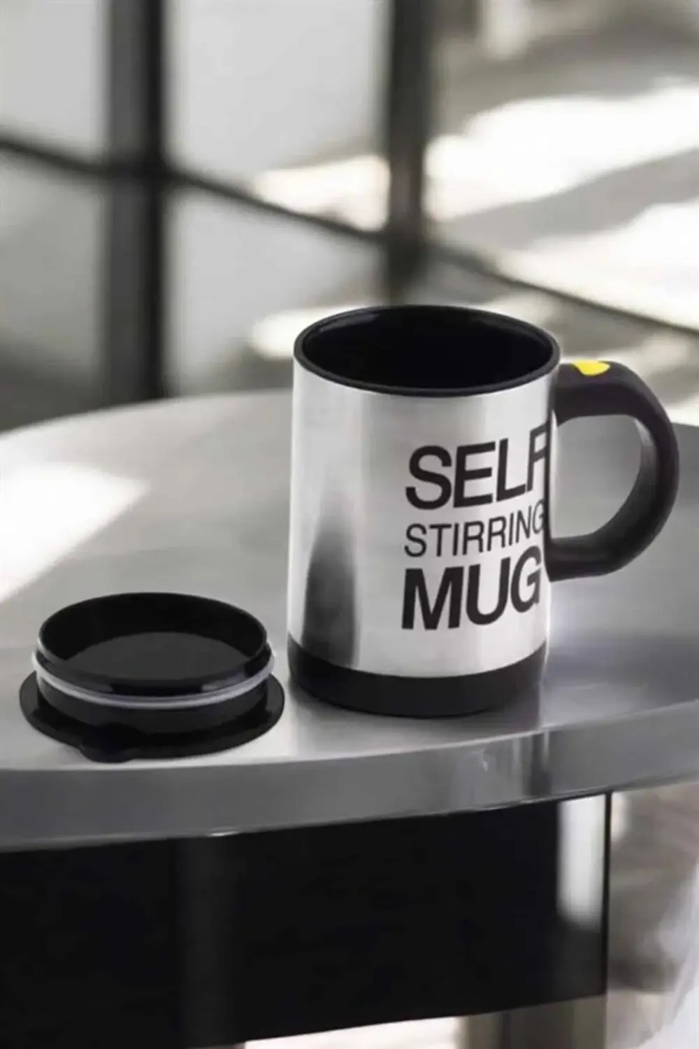 Yazılı Kupa Kendi Kendini Karıştıran Mikser Kupa Termos Bardak