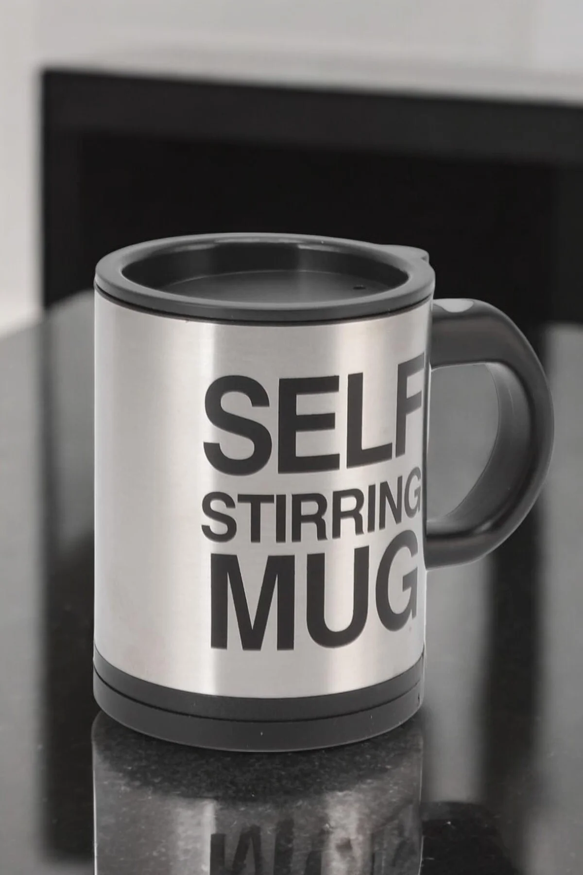 Yazılı Mug Kupa Karıştırıcı Özelliği Ve Paslanmaz Çelik