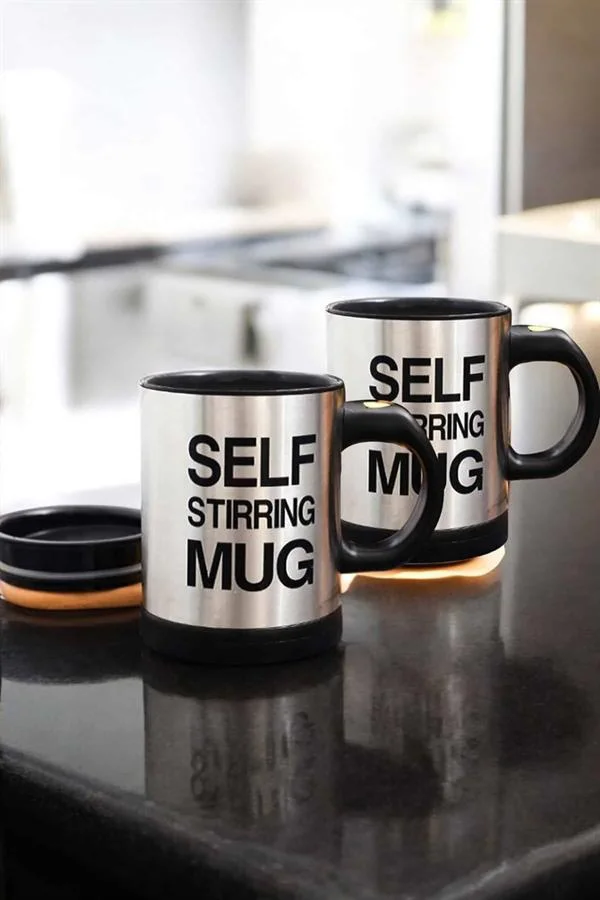 Yazılı Mug Kupa Karıştırıcı Özelliği Ve Paslanmaz Çelik - Lisinya Diğer