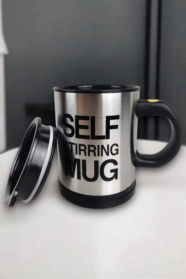 Yazılı Mug Kupa Karıştırıcı Özelliği Ve Paslanmaz Çelik Yazılı Mug Kupa Karıştırıcı Özelliği Ve Paslanmaz Çelik