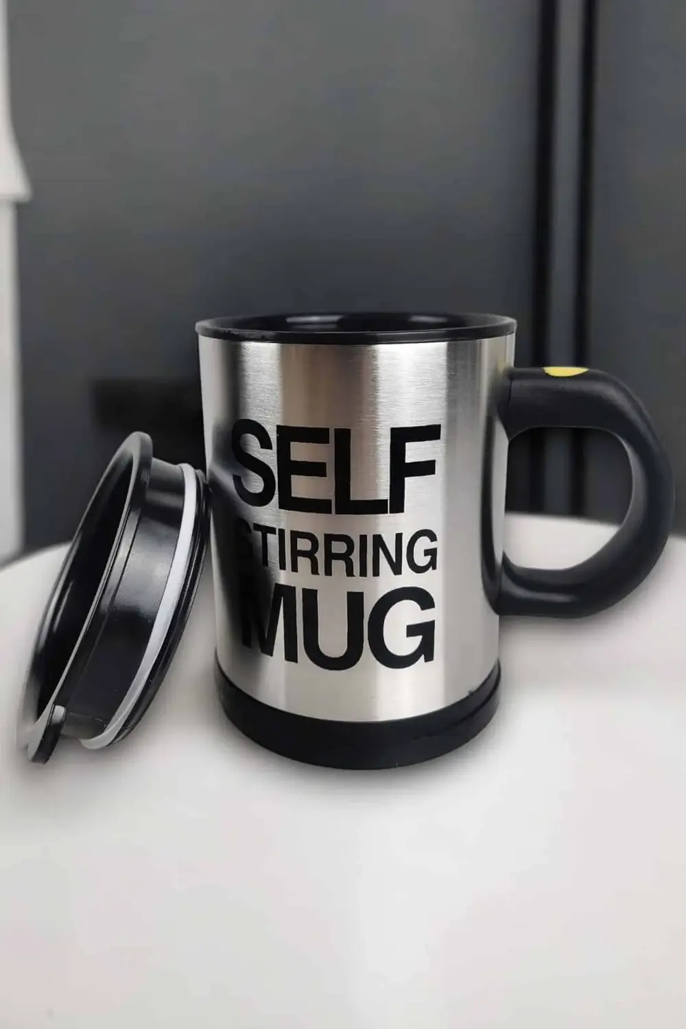 Yazılı Mug Kupa Karıştırıcı Özelliği Ve Paslanmaz Çelik