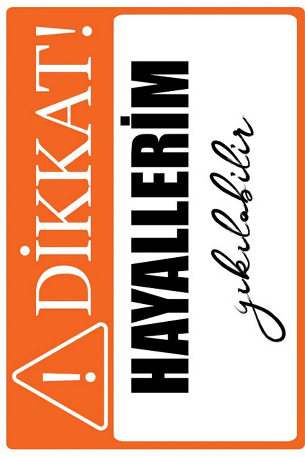 Yazılı Retro Ahşap Poster