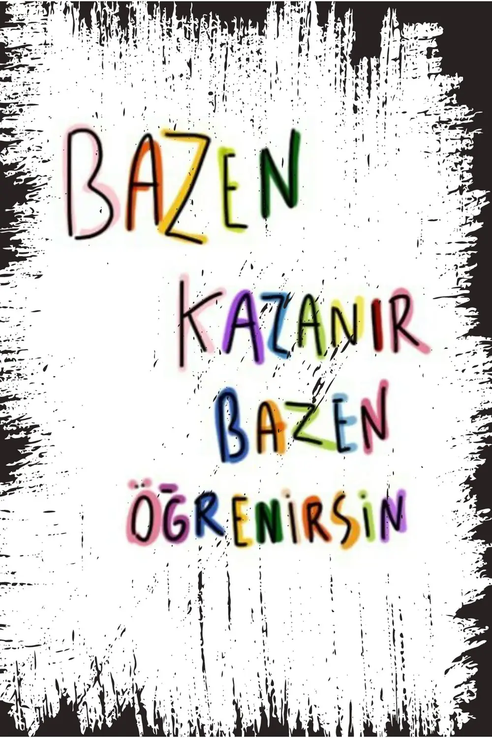 Yazılı Retro Ahşap Poster
