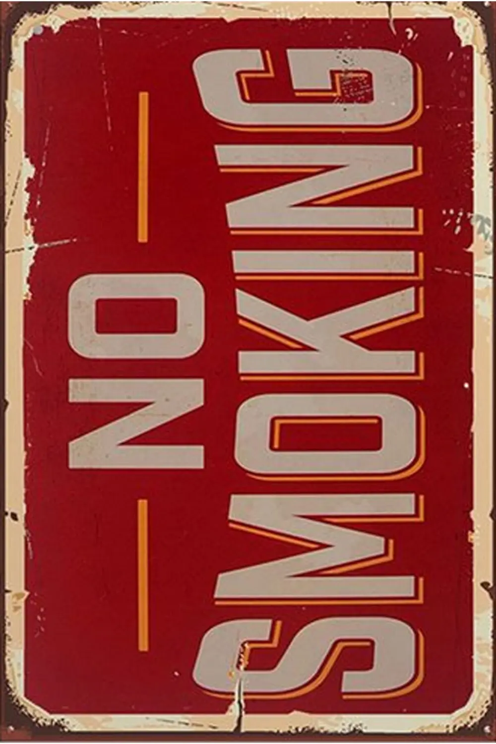 Yazılı Retro Ahşap Poster