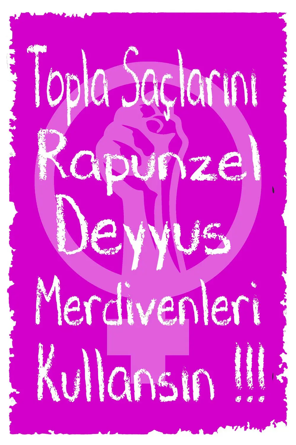 Yazılı Retro Ahşap Poster