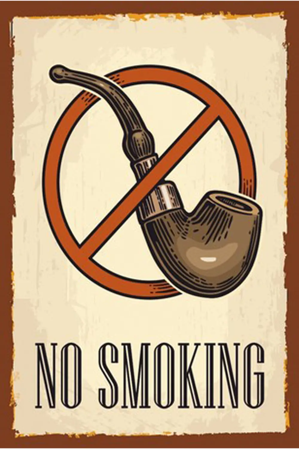Yazılı Retro Ahşap Poster