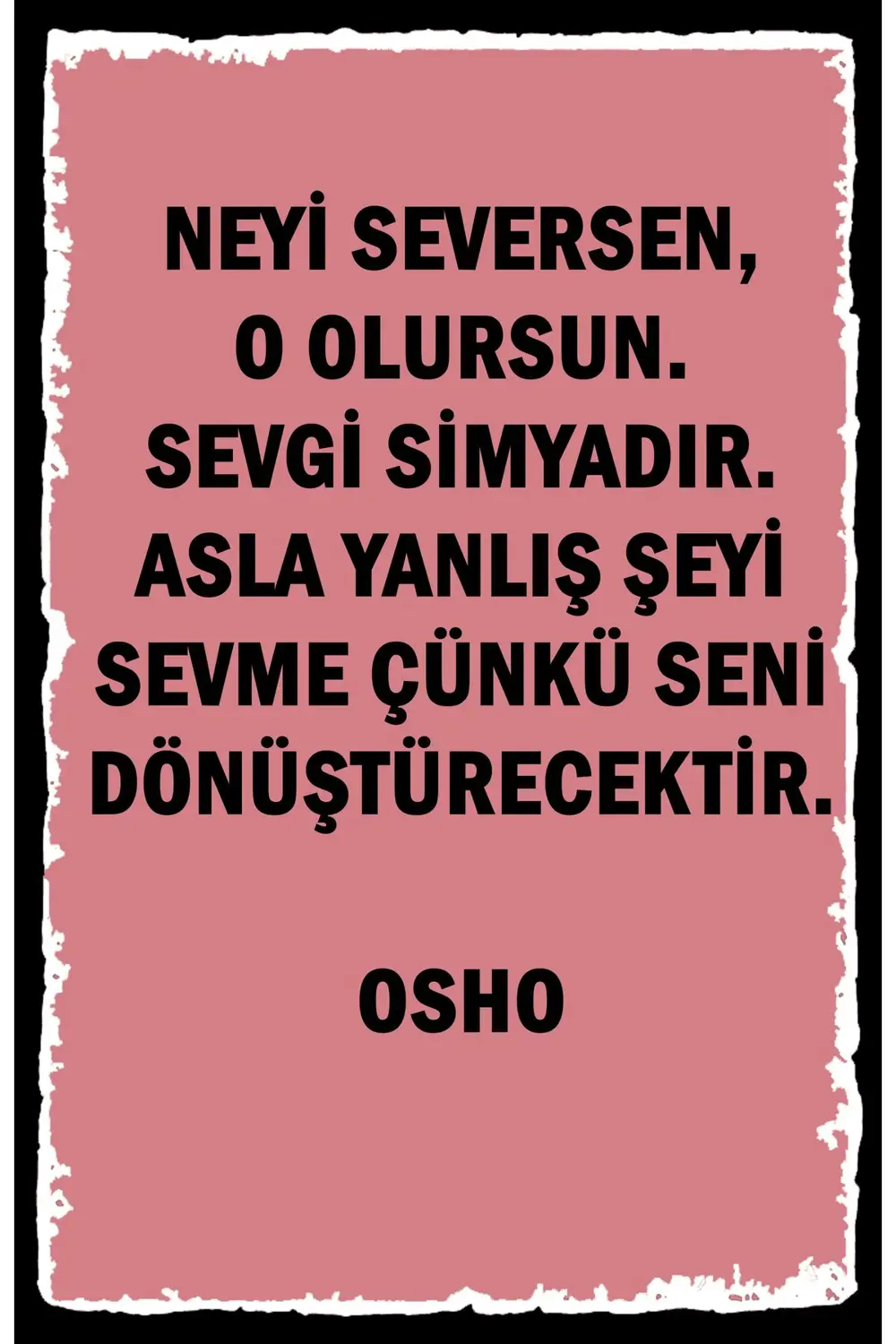 Yazılı Retro Ahşap Poster