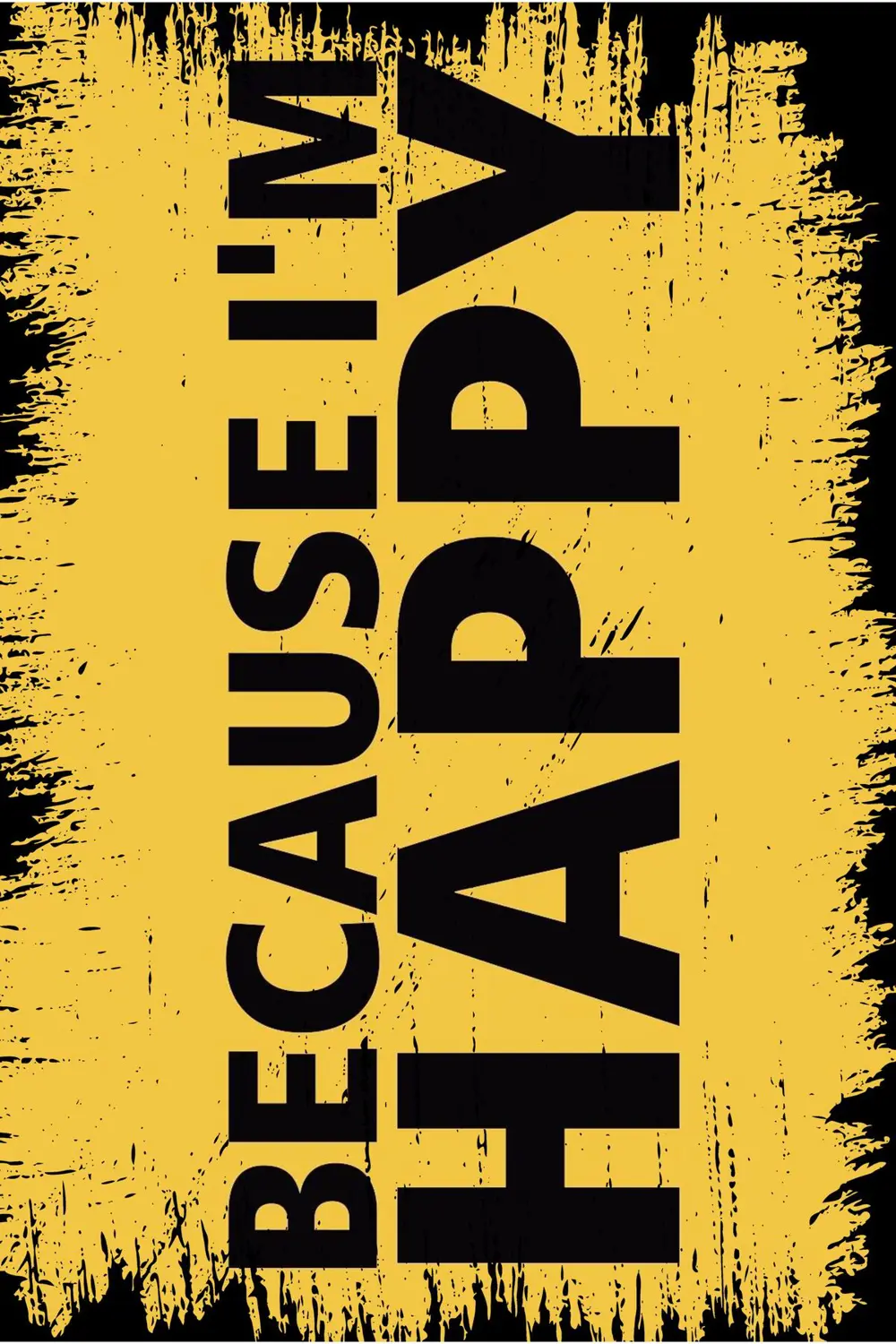 Yazılı Retro Ahşap Poster
