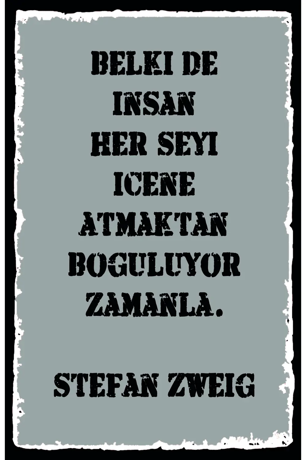 Yazılı Retro Ahşap Poster