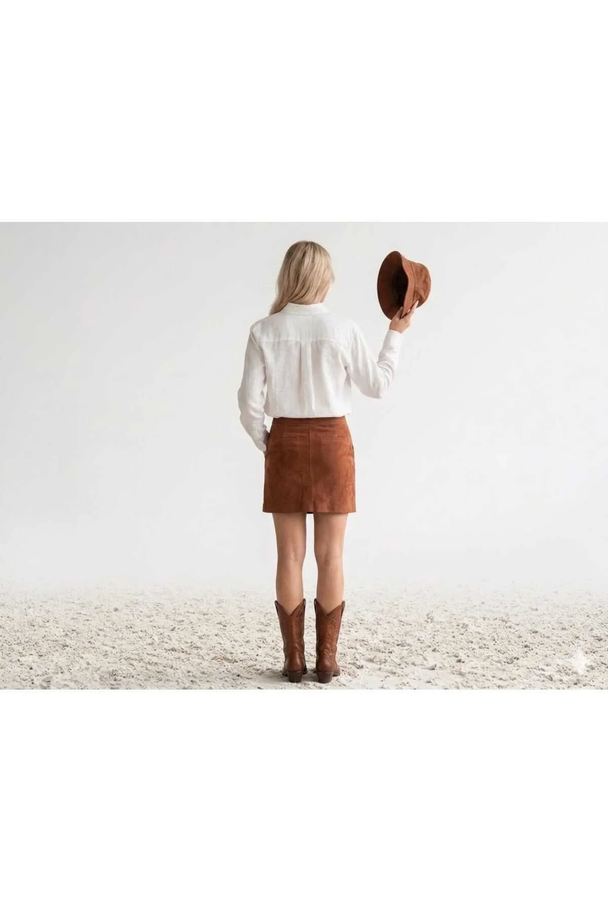 Yazlık Baharlık Balıkçı Bucket Kova Yumuşak Doku Yazlık Şapka Modern Soft Unisex Kadın Erkek Kiremit Karamel Renk